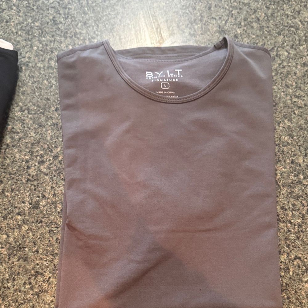 BYLT Basics Men's Charcoal Tee